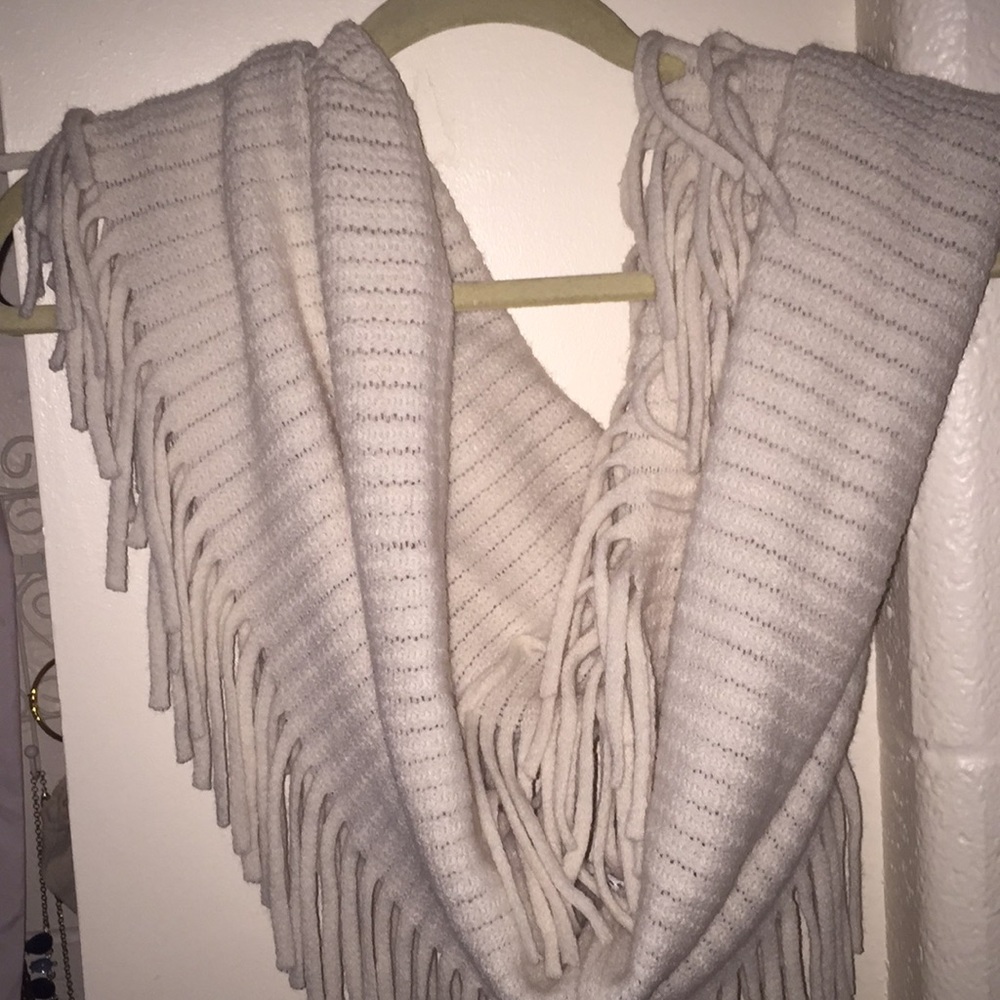 Nordstrom Cream Infinity Scarf